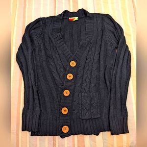 Modcloth XL cozy navy sweater